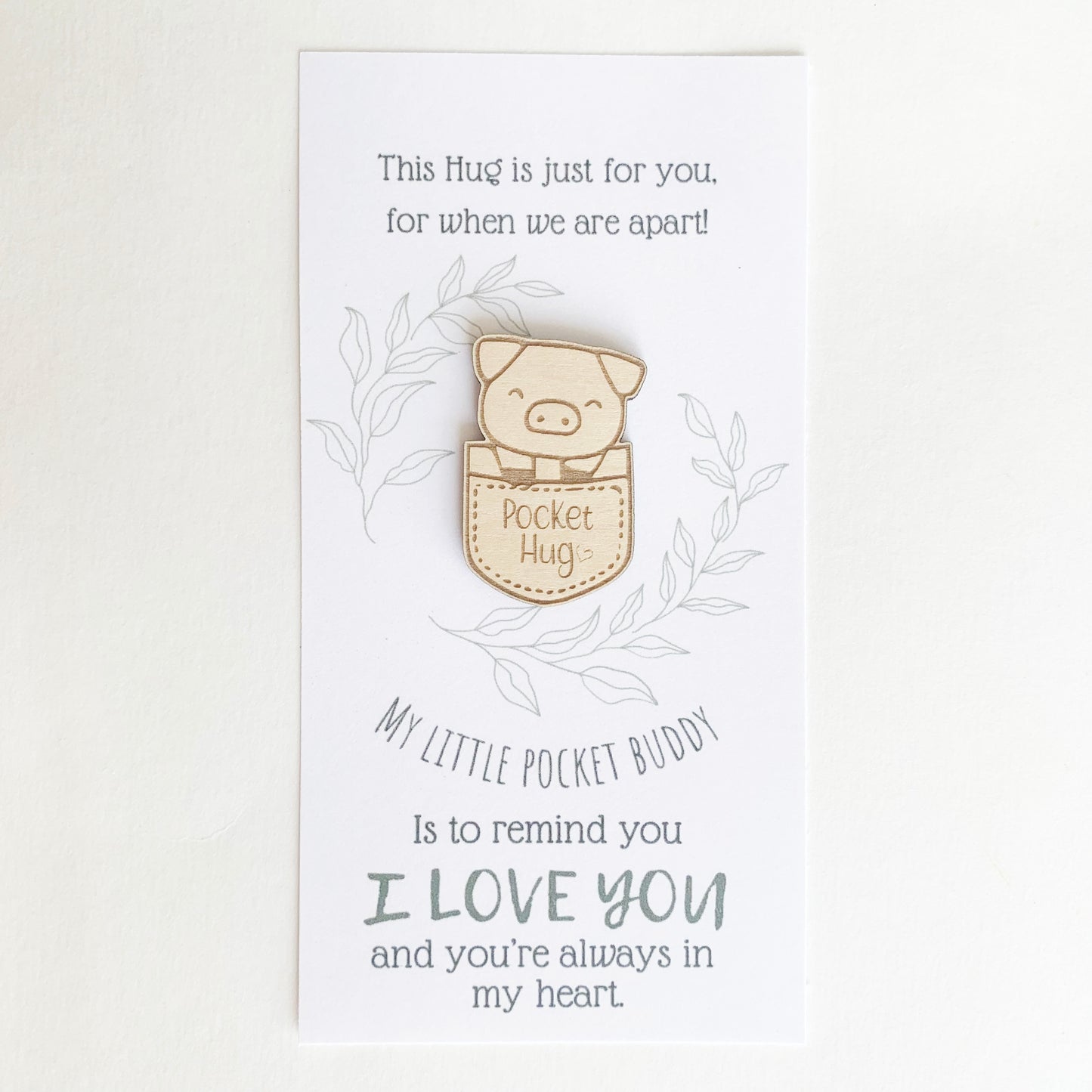 Pocket Pal Hug, Child Separation Anxiety gift, Pocket Friend, Pocket Pet