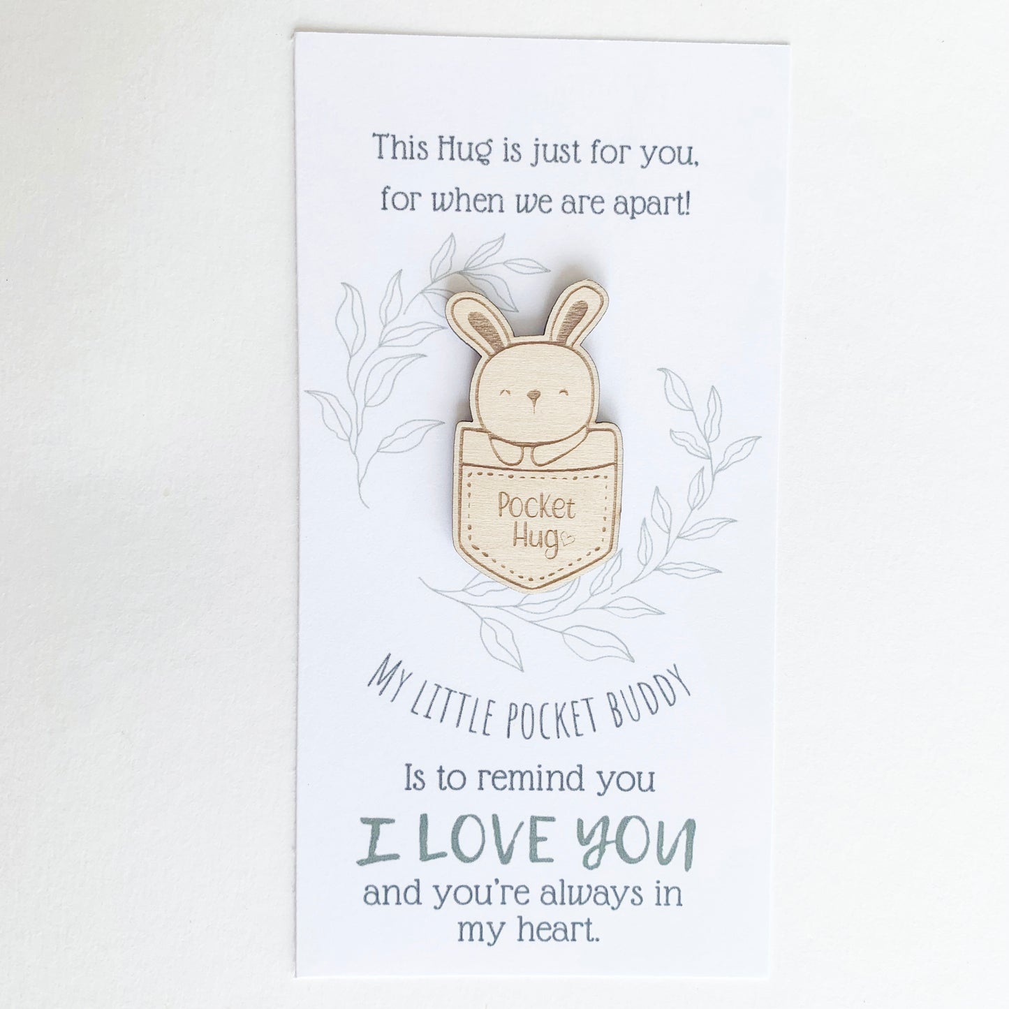 Pocket Pal Hug, Child Separation Anxiety gift, Pocket Friend, Pocket Pet
