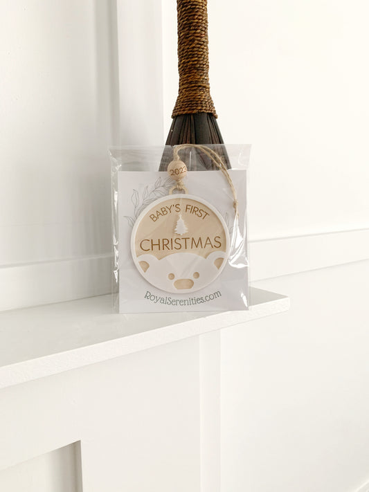 Baby’s First Christmas - Bear Ornament - 2023
