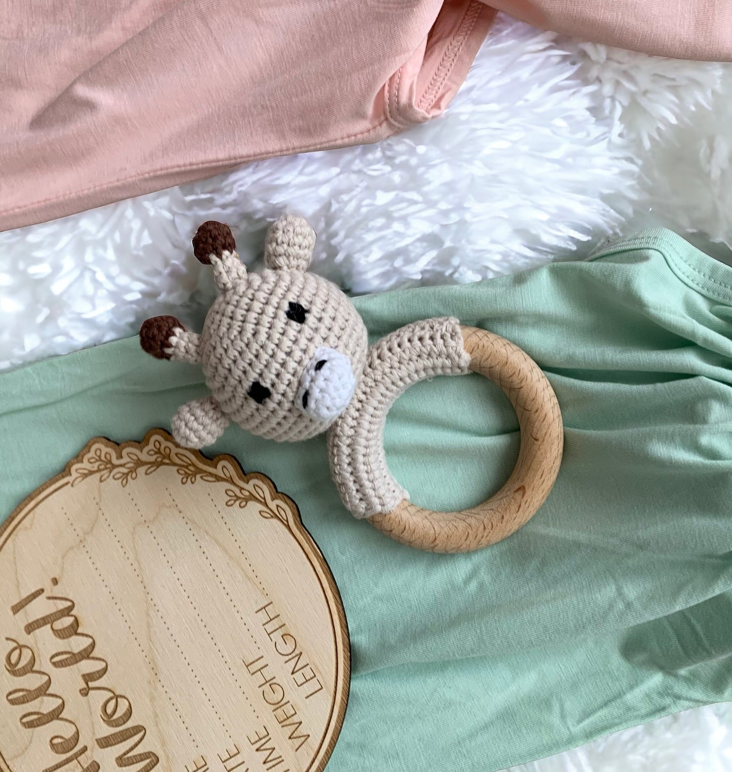Custom Newborn Baby Knot Gown