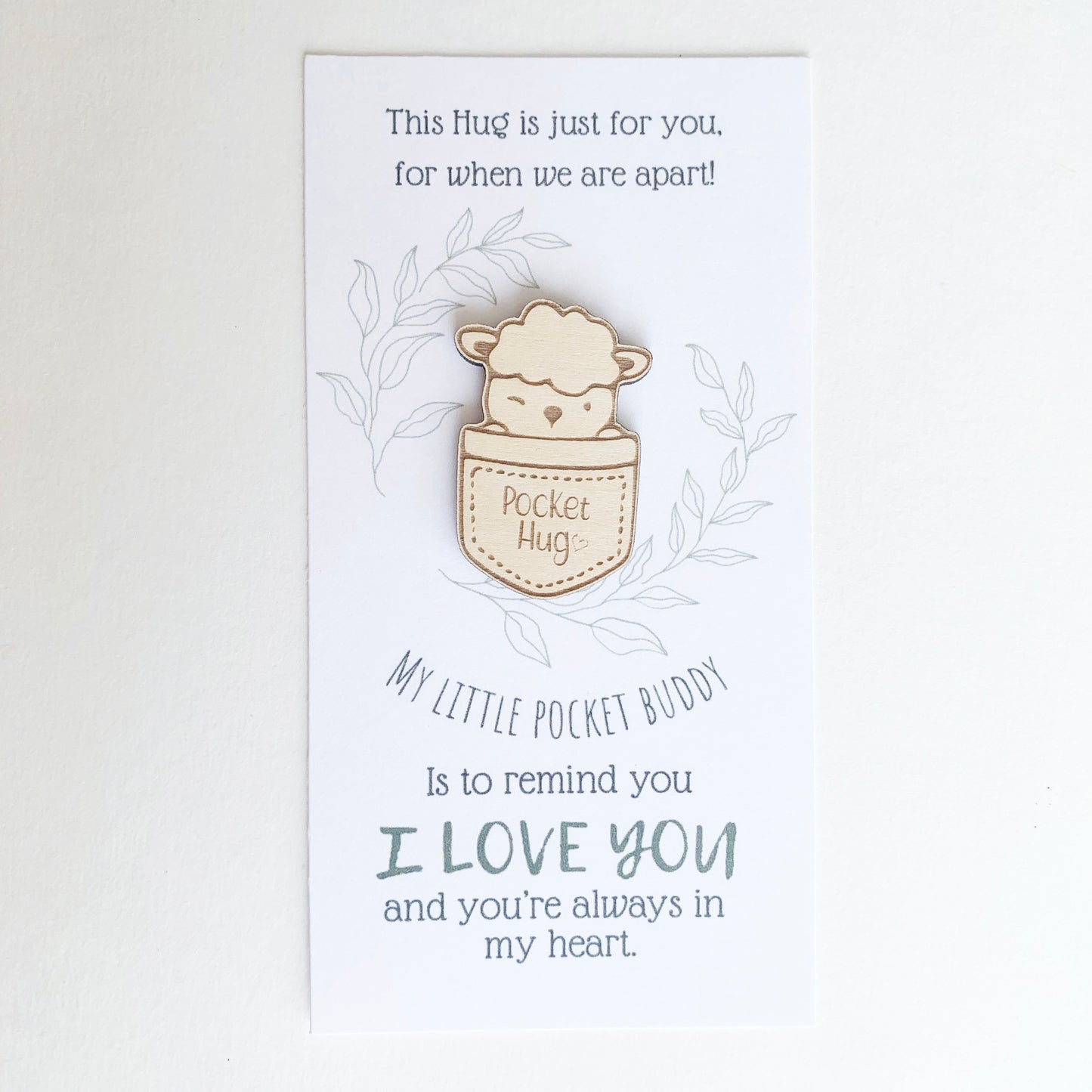 Pocket Pal Hug, Child Separation Anxiety gift, Pocket Friend, Pocket Pet