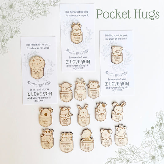 Pocket Pal Hug, Child Separation Anxiety gift, Pocket Friend, Pocket Pet
