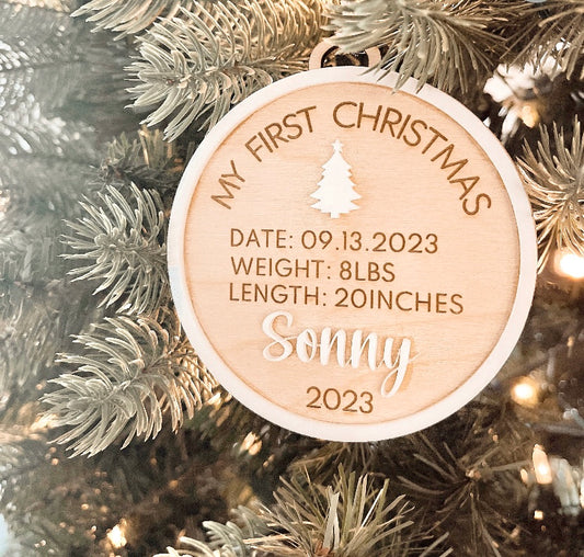 My First Christmas Ornament - Baby’s First Christmas 2023