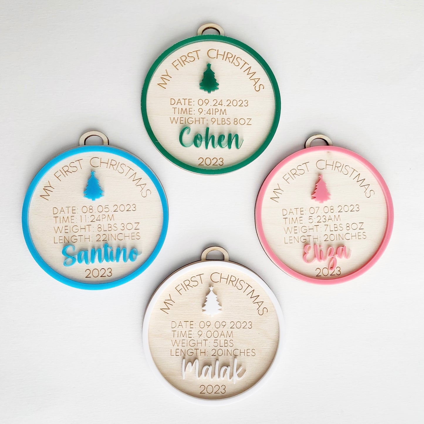 My First Christmas Ornament - Baby’s First Christmas 2023