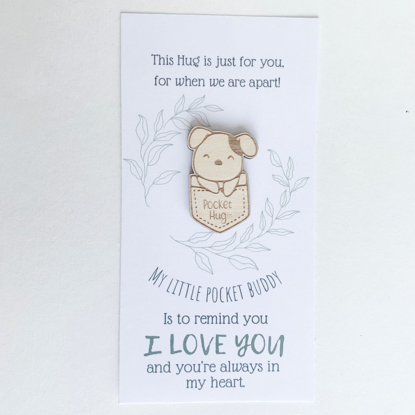 Pocket Pal Hug, Child Separation Anxiety gift, Pocket Friend, Pocket Pet