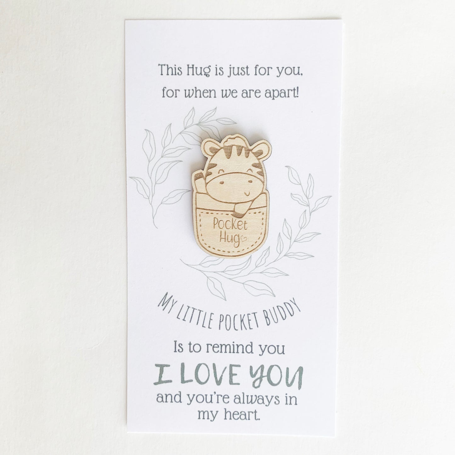 Pocket Pal Hug, Child Separation Anxiety gift, Pocket Friend, Pocket Pet