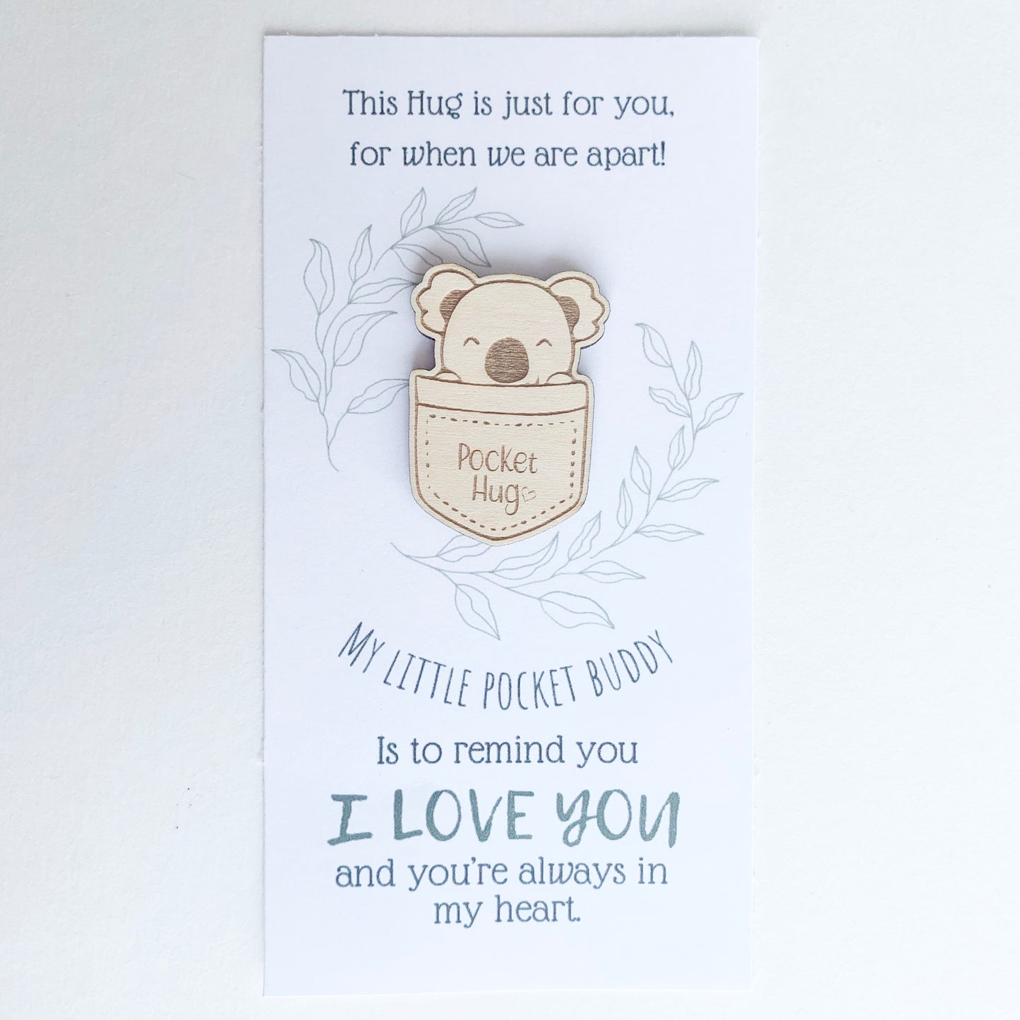 Pocket Pal Hug, Child Separation Anxiety gift, Pocket Friend, Pocket Pet