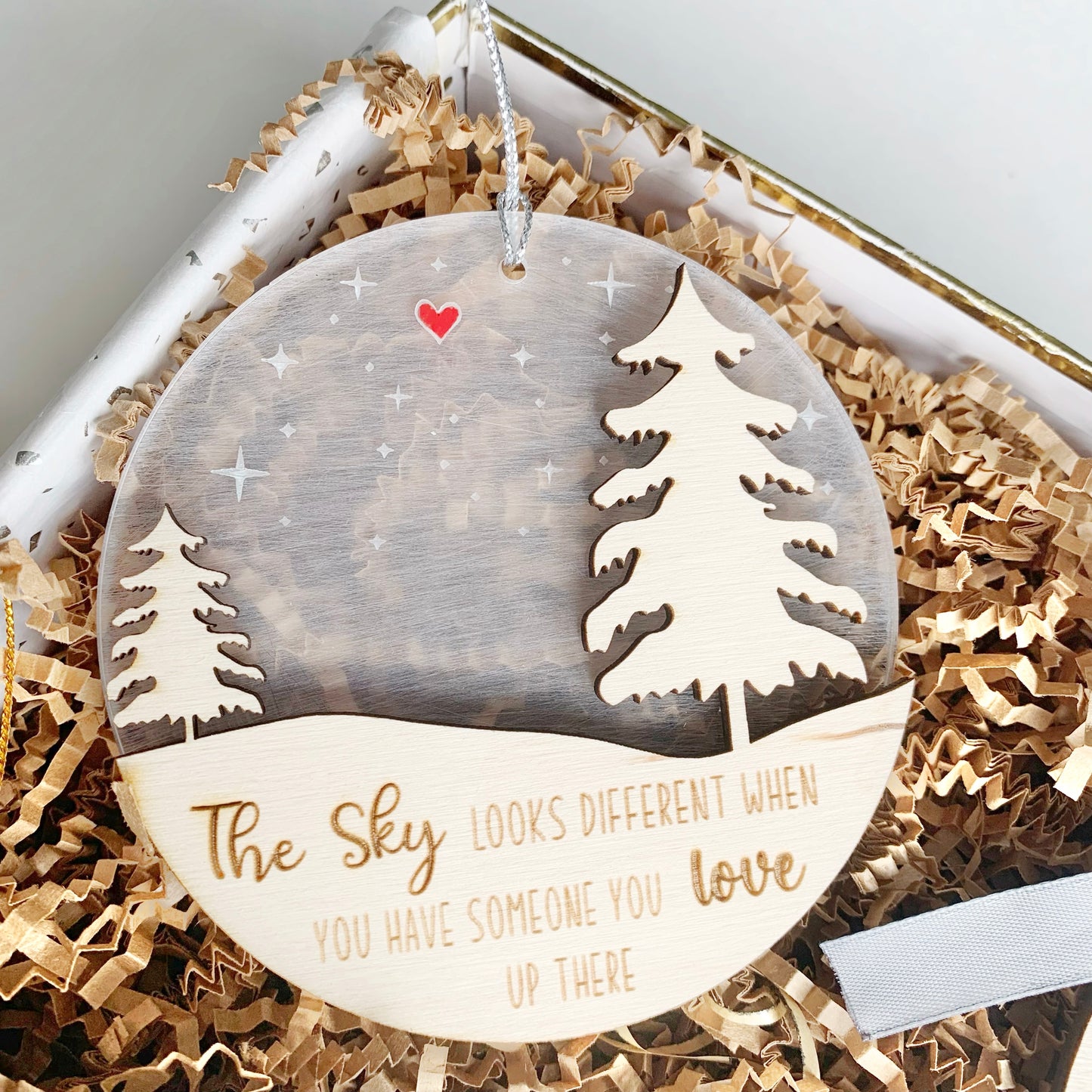 Memorial Christmas Ornament - Someone we love in Heaven