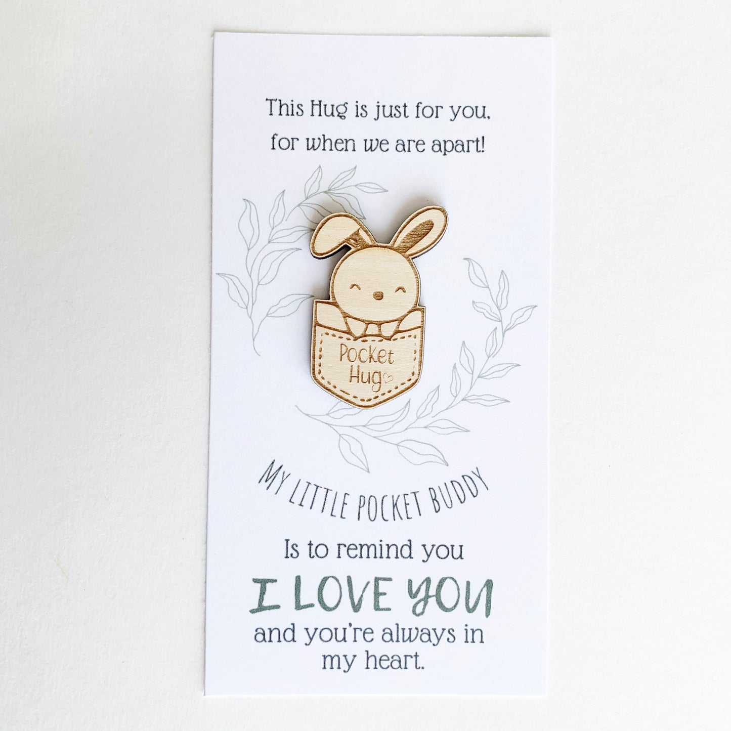 Pocket Pal Hug, Child Separation Anxiety gift, Pocket Friend, Pocket Pet