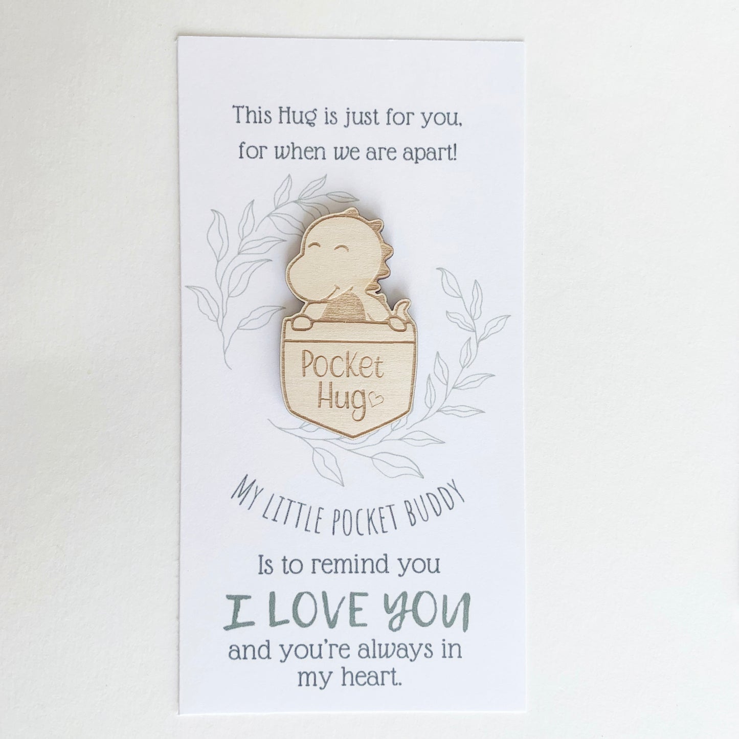 Pocket Pal Hug, Child Separation Anxiety gift, Pocket Friend, Pocket Pet