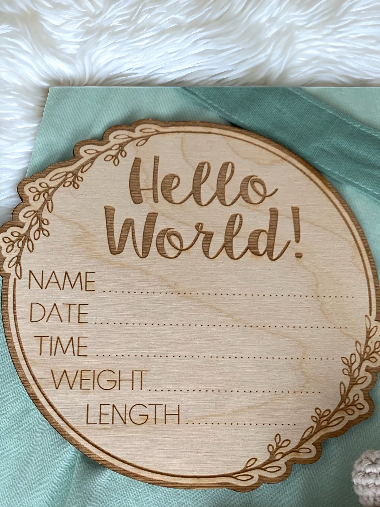 Custom Newborn Baby Knot Gown