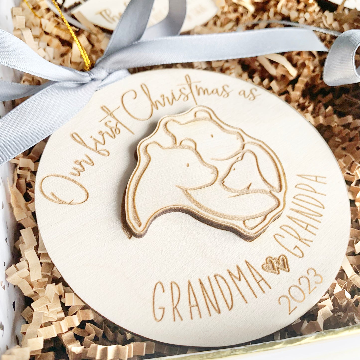First Christmas as Grandparents Ornament - Grandma and Grandpa