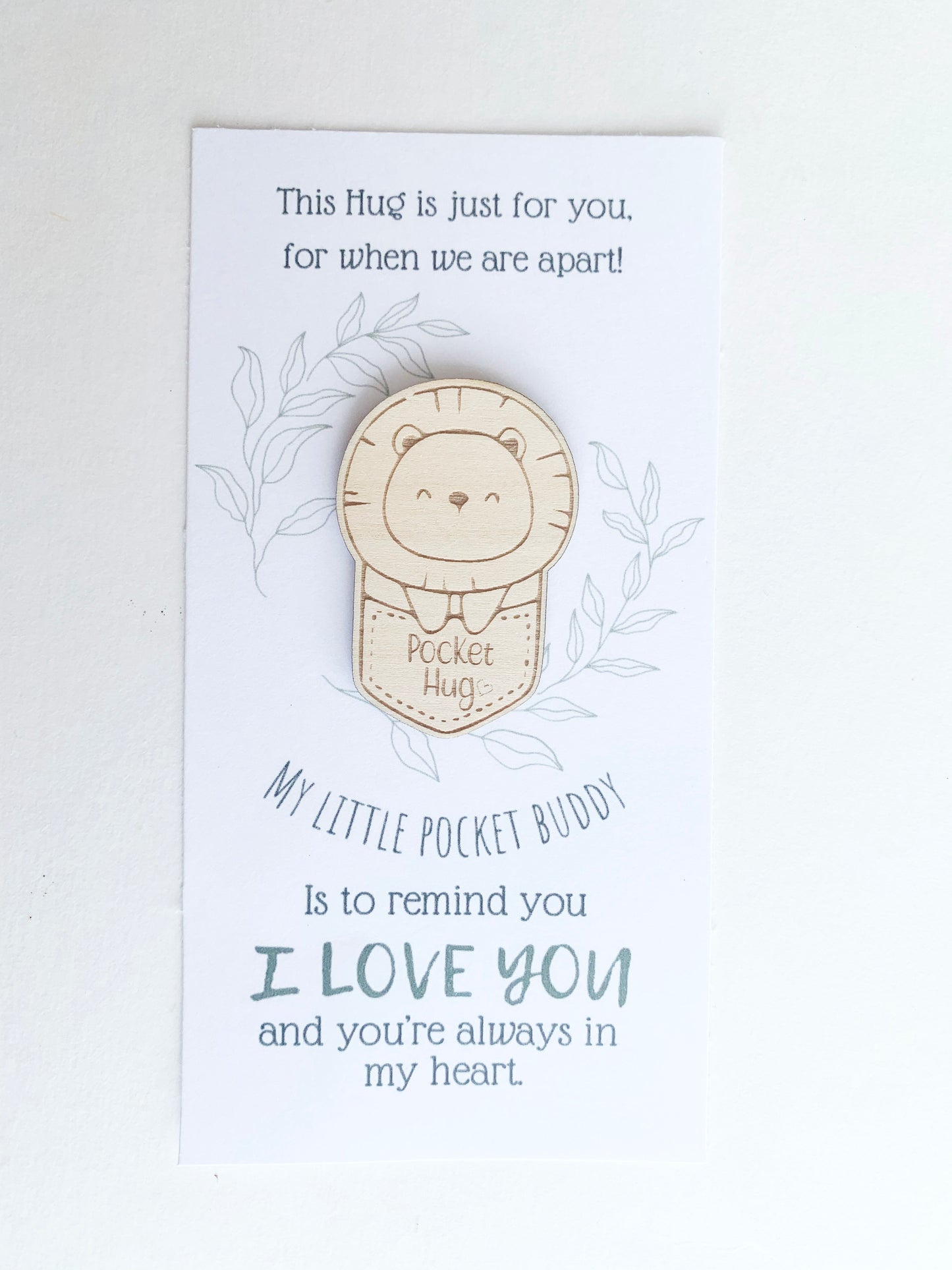Pocket Pal Hug, Child Separation Anxiety gift, Pocket Friend, Pocket Pet
