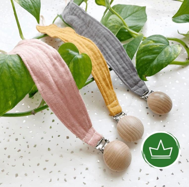 Customized Soother Clip, Personalized Soother Clip, Personalized Pacifier Clip, Custom Dummy Clip, Grey, Yellow, Pink.