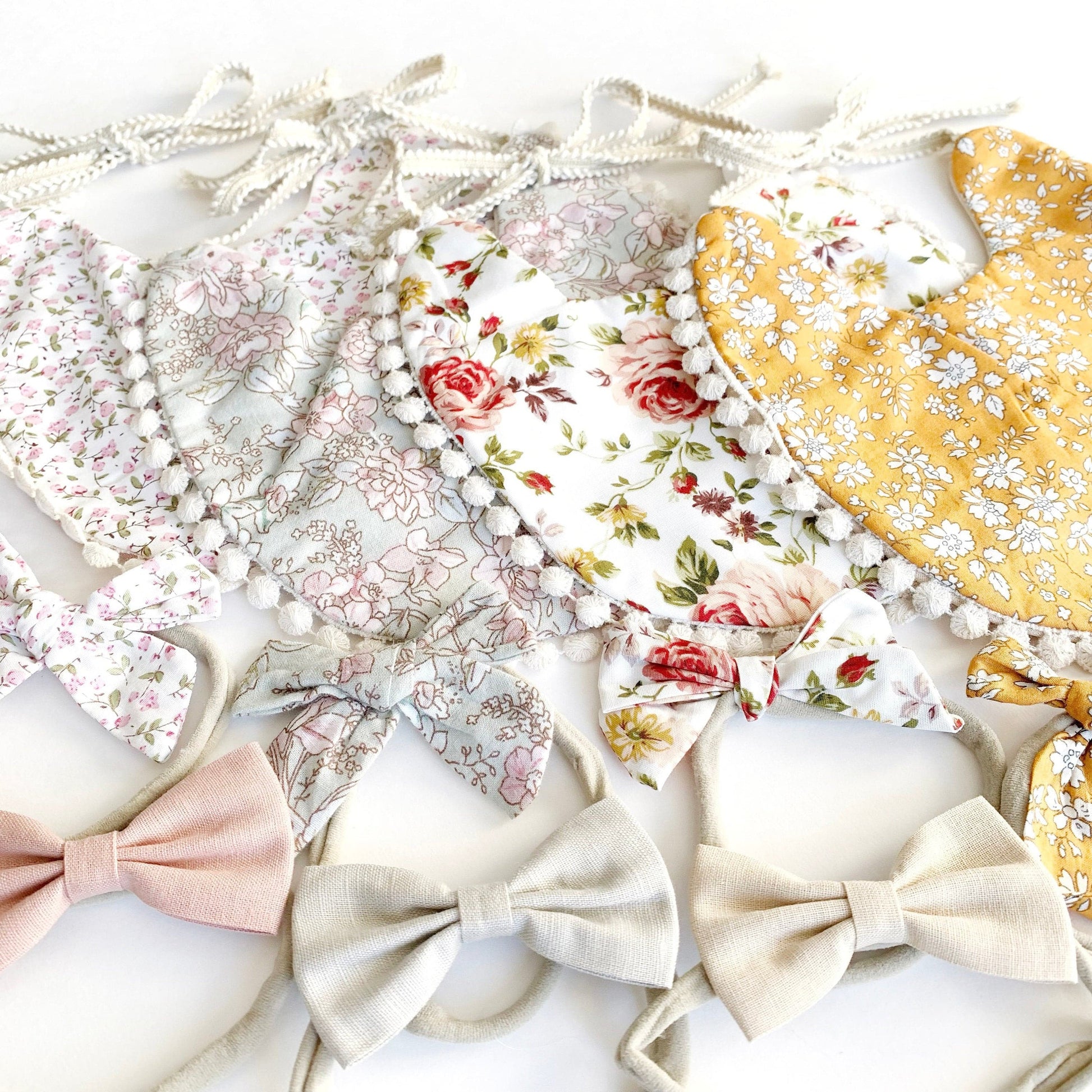 Vintage Boho Baby Bib.