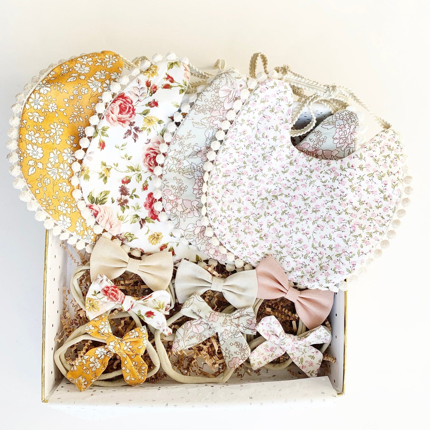 Vintage Boho Baby Bib.