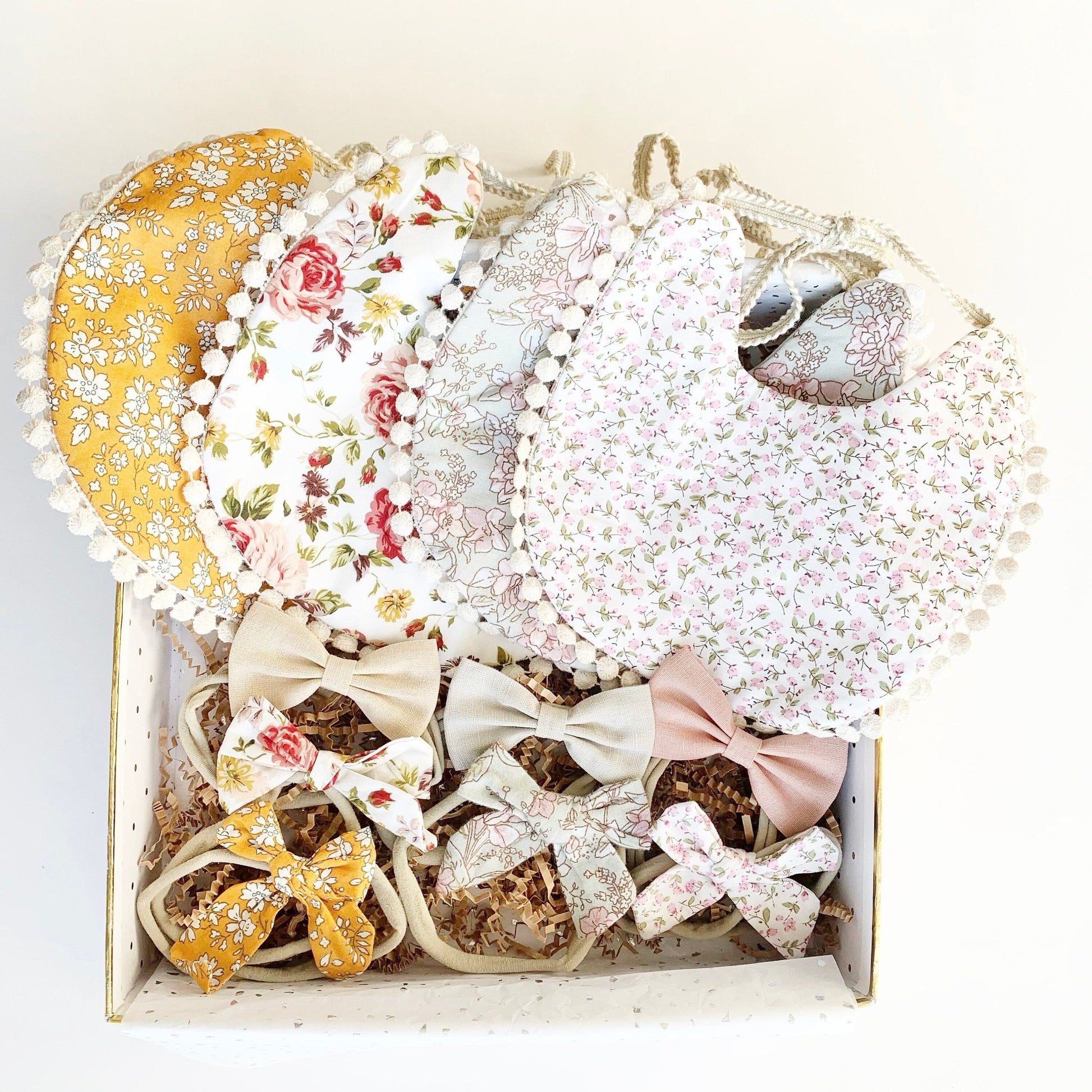 Vintage Boho Baby Bib.