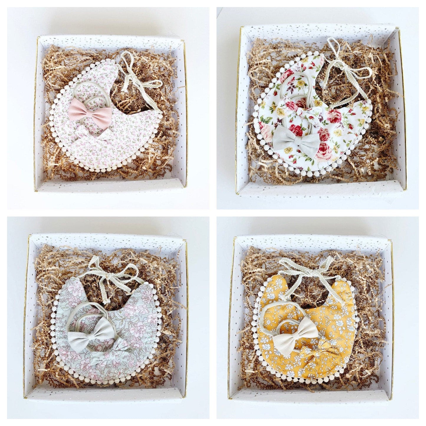 Vintage Boho Baby Bib.