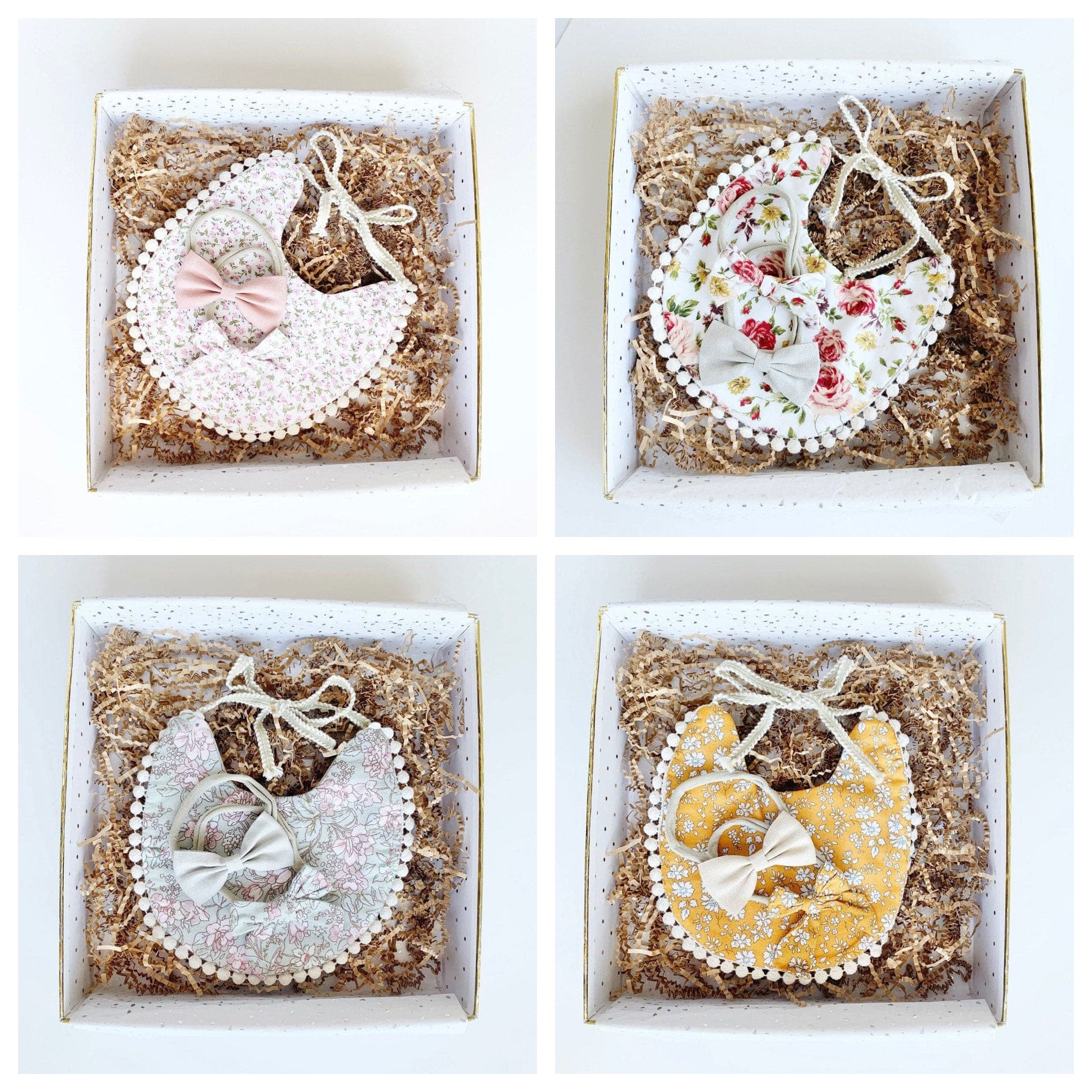 Vintage Boho Baby Bib.
