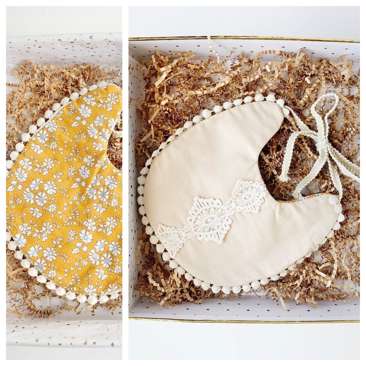 Vintage Boho Baby Bib.
