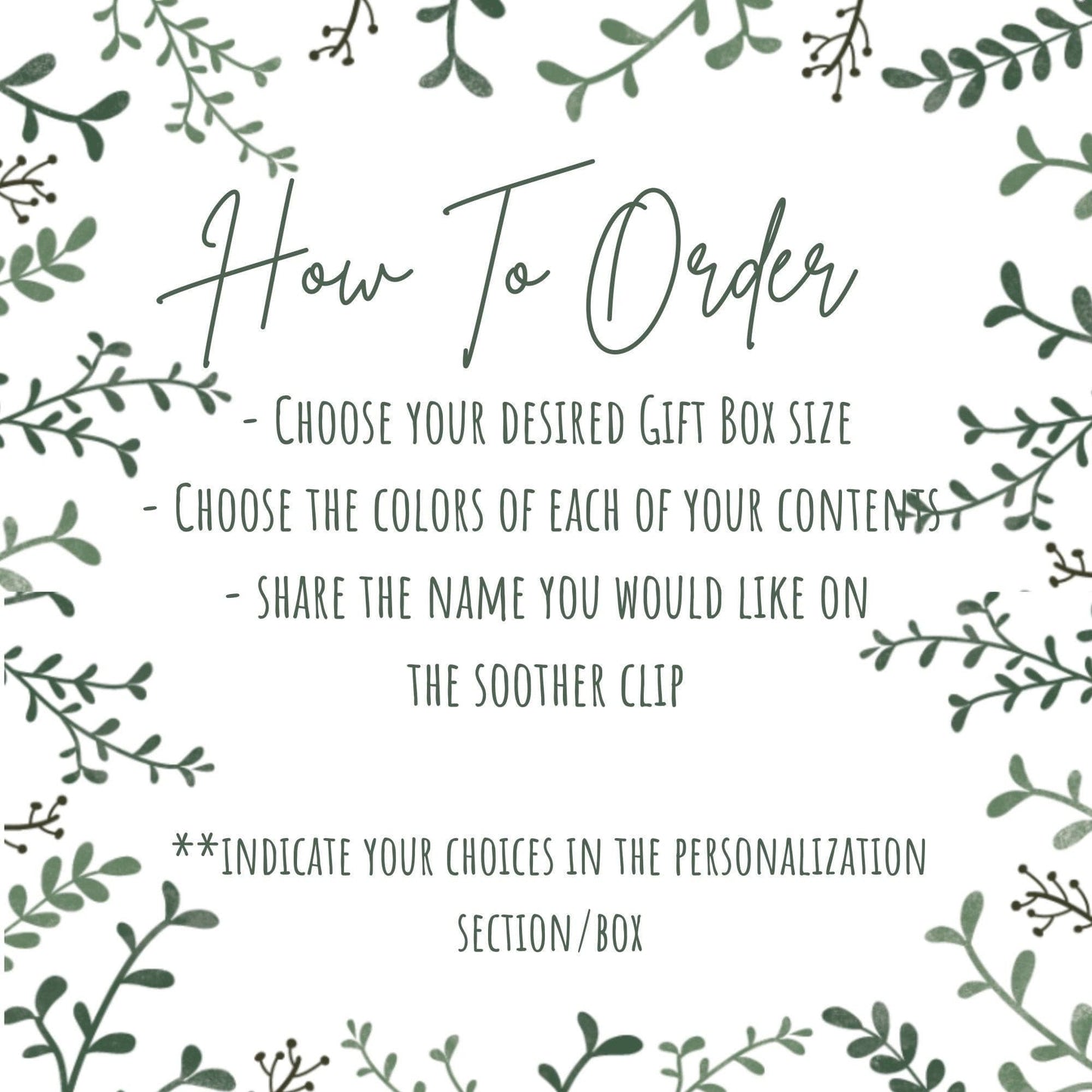 Build your Own Baby Gift Box.