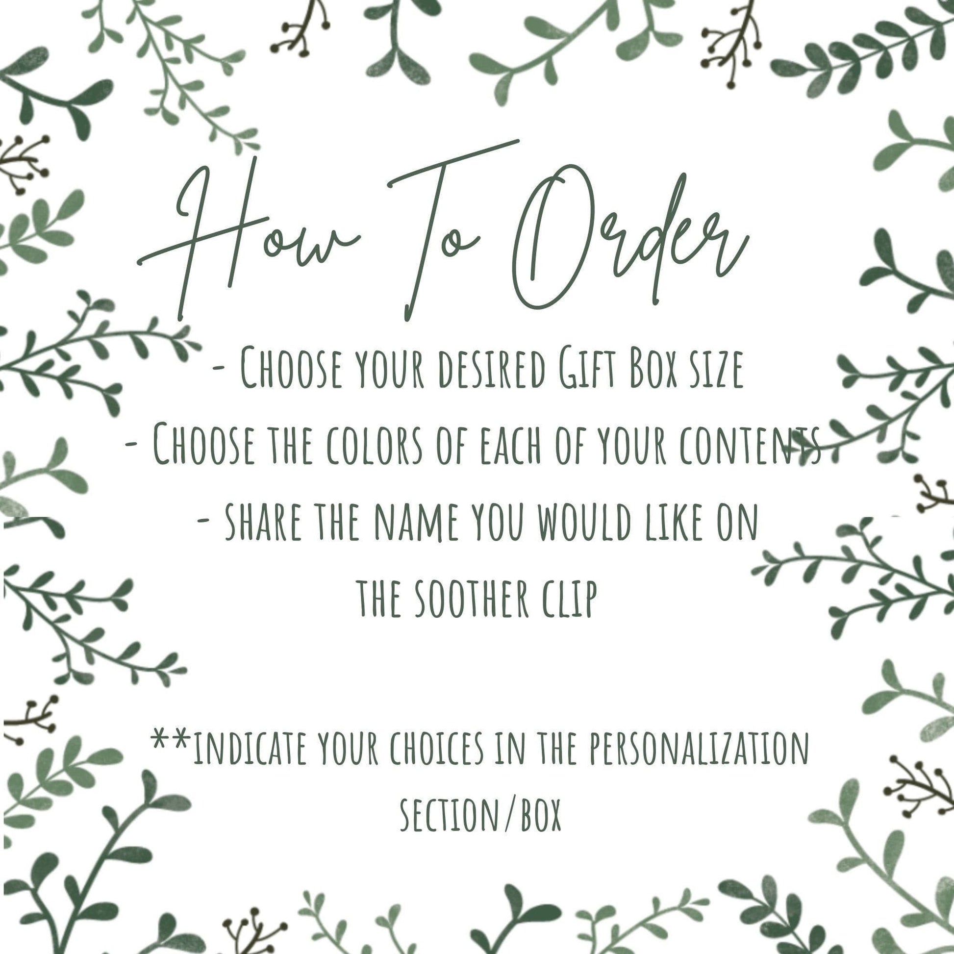 Build your Own Baby Gift Box.