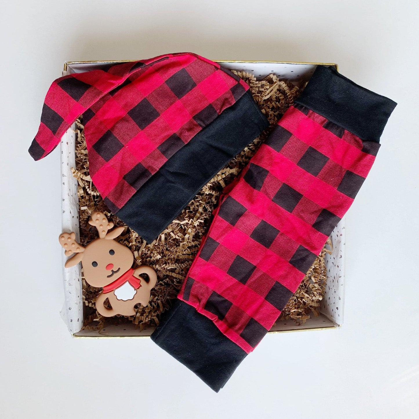 Baby’s First Christmas Outfit - Custom Buffalo Plaid