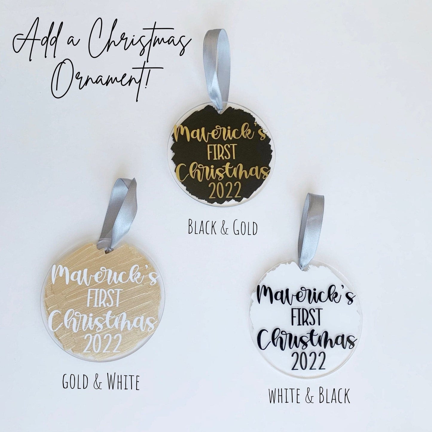 Buffalo Plaid Baby Christmas Gift Box - Personalized