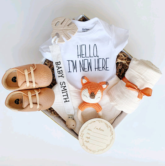 Gender Neutral Woodland Baby Shower Gift
