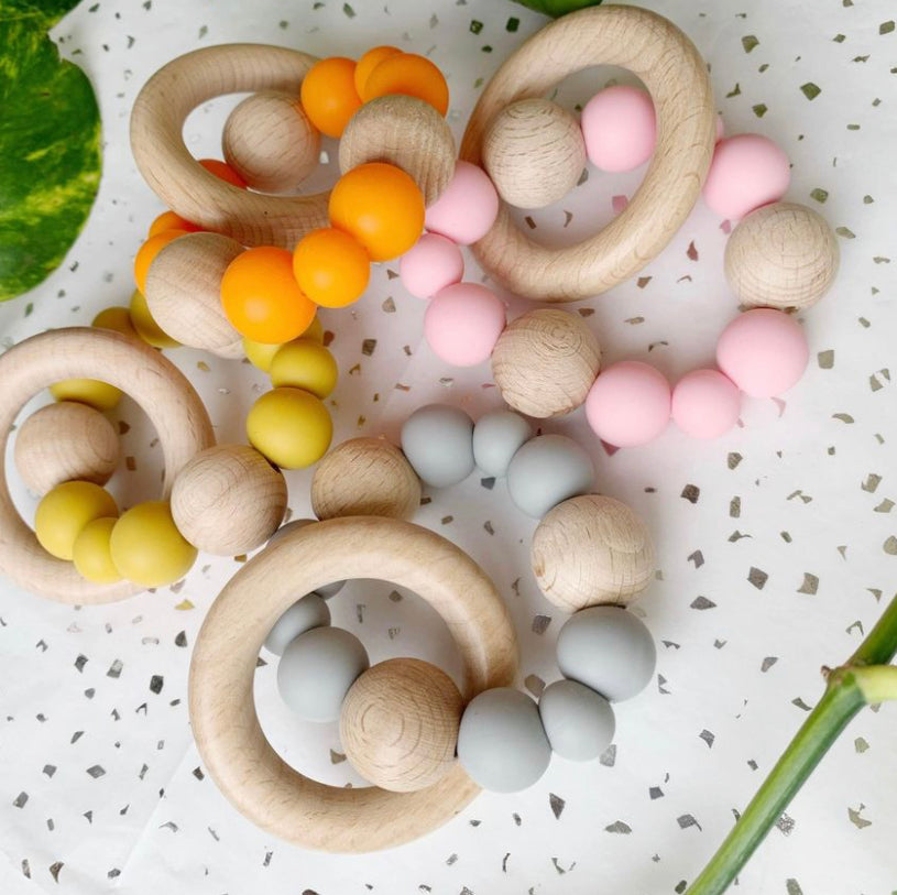 Teething Ring - Silicone Baby Teething Toy