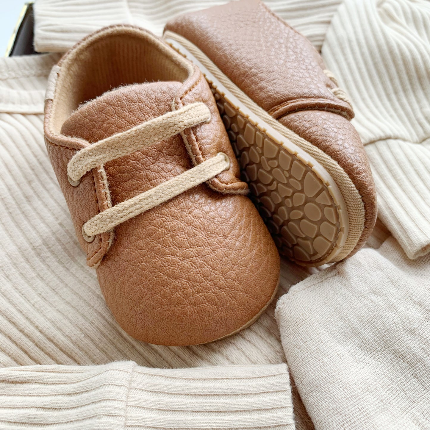 Custom Coming Home Baby Outfit Gift - Gender Neutral Beige
