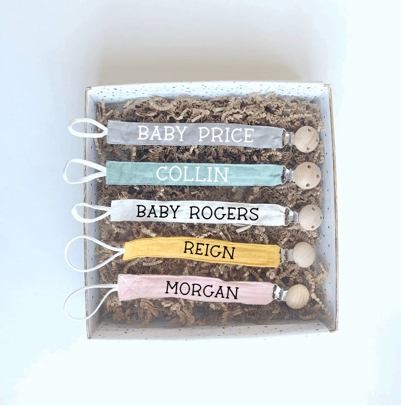Personalized Christmas Soother Clip