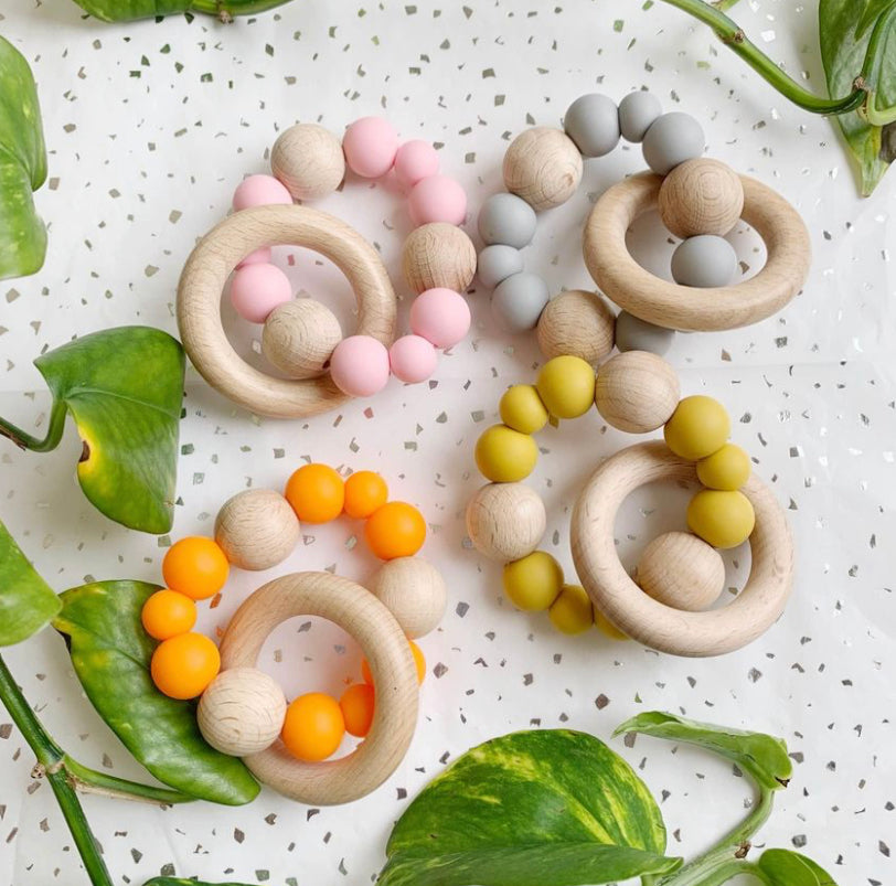 Teething Ring - Silicone Baby Teething Toy