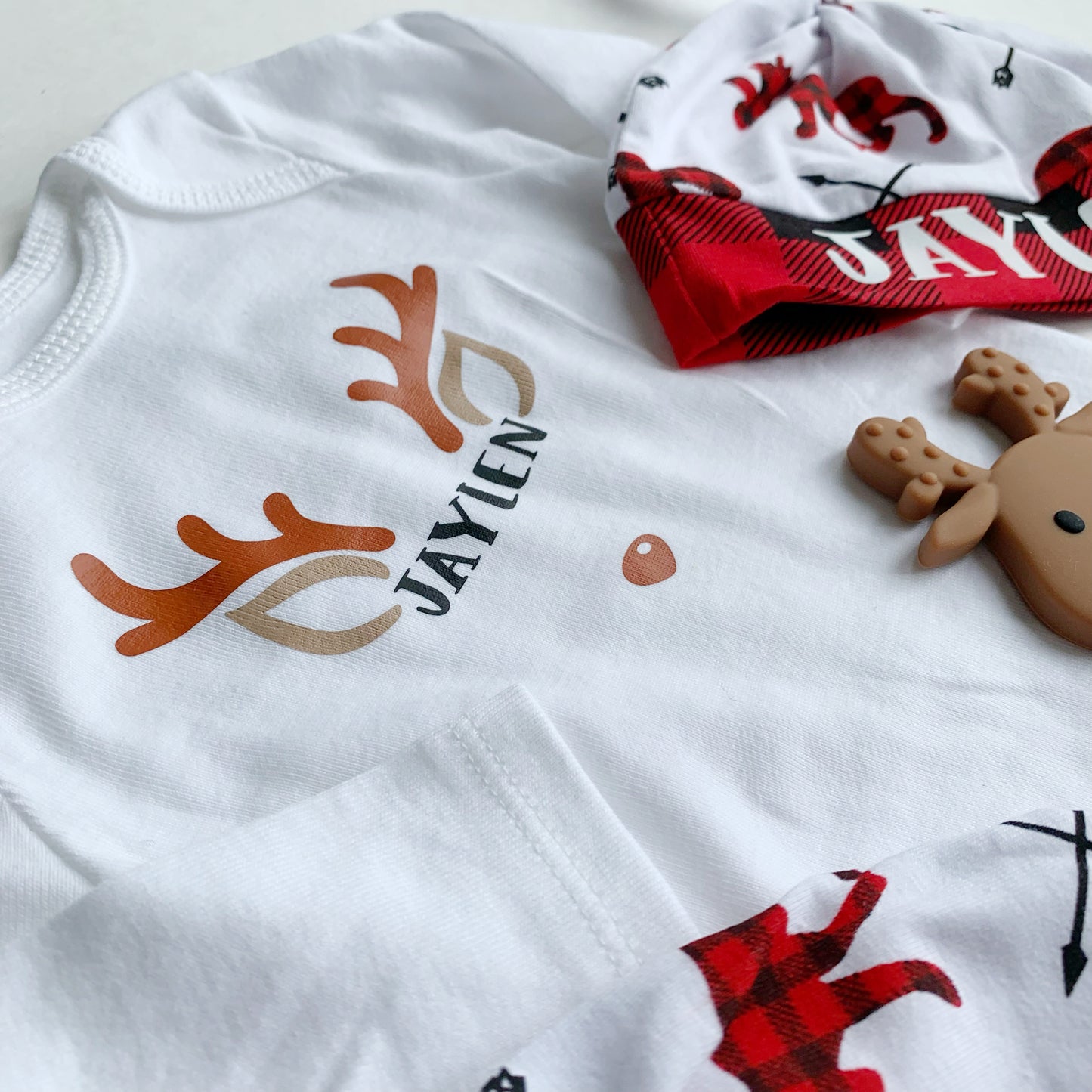 Baby First Christmas Outfit - Custom Baby Christmas Hat