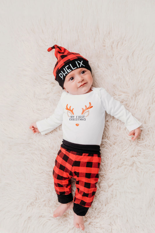 Baby's First Christmas - Personalized Outfit