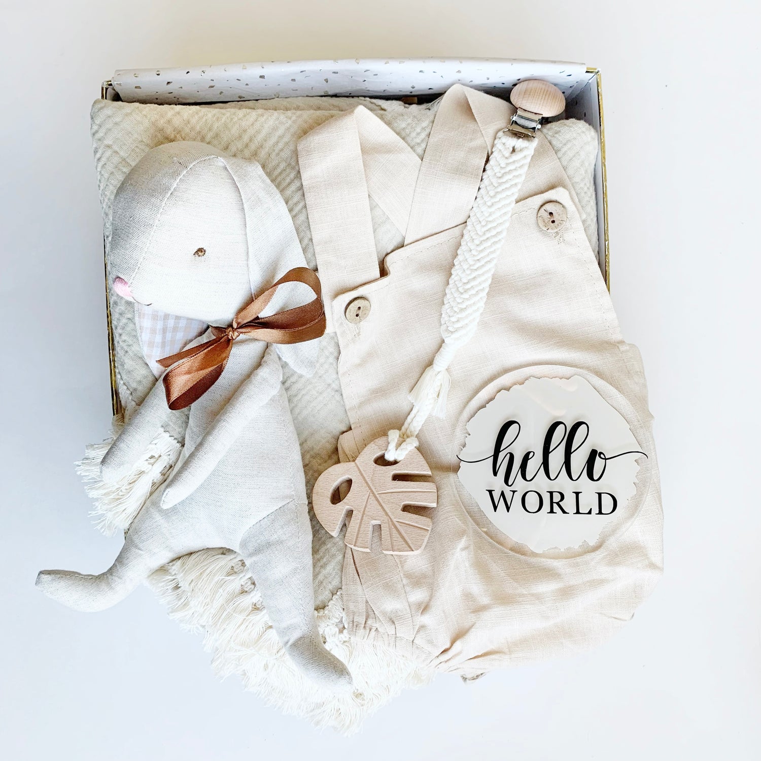 Personalized Gender Neutral Baby Gift Boxes