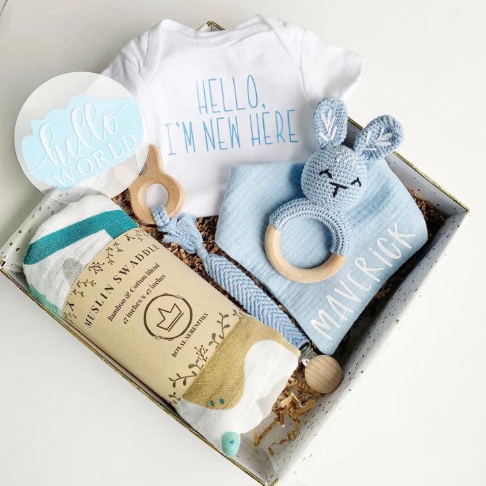 Personalized Baby Boy Gift Boxes