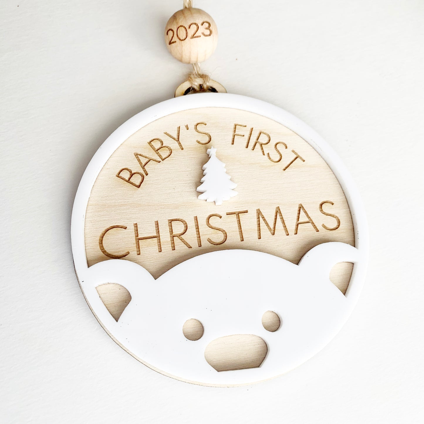 Baby’s First Christmas - Bear Ornament - 2023