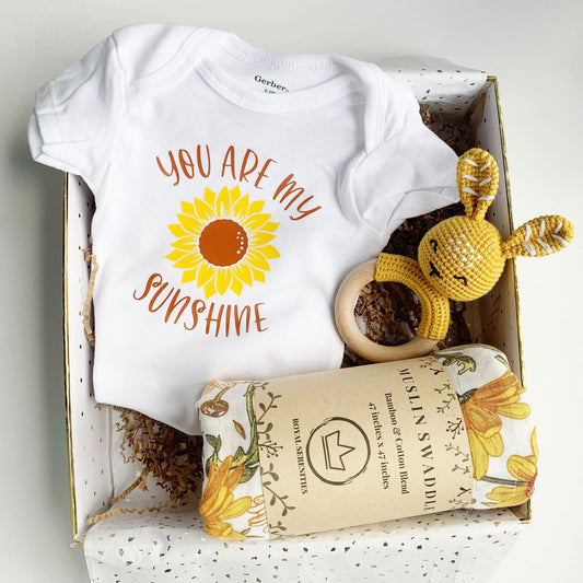 Wild Flower Baby Gift Box - You Are My Sunshine