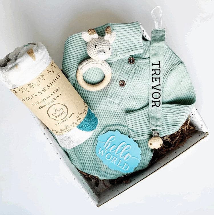 Baby Gift Box, Baby Gift Set, Baby Shower Gift, gender neutral, New Baby Gift basket, Unisex Baby Gift, baby boy gift, baby girl gift.