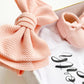 Pink Baby Girl Gift - Baby Bow and Baby Bow Shoes