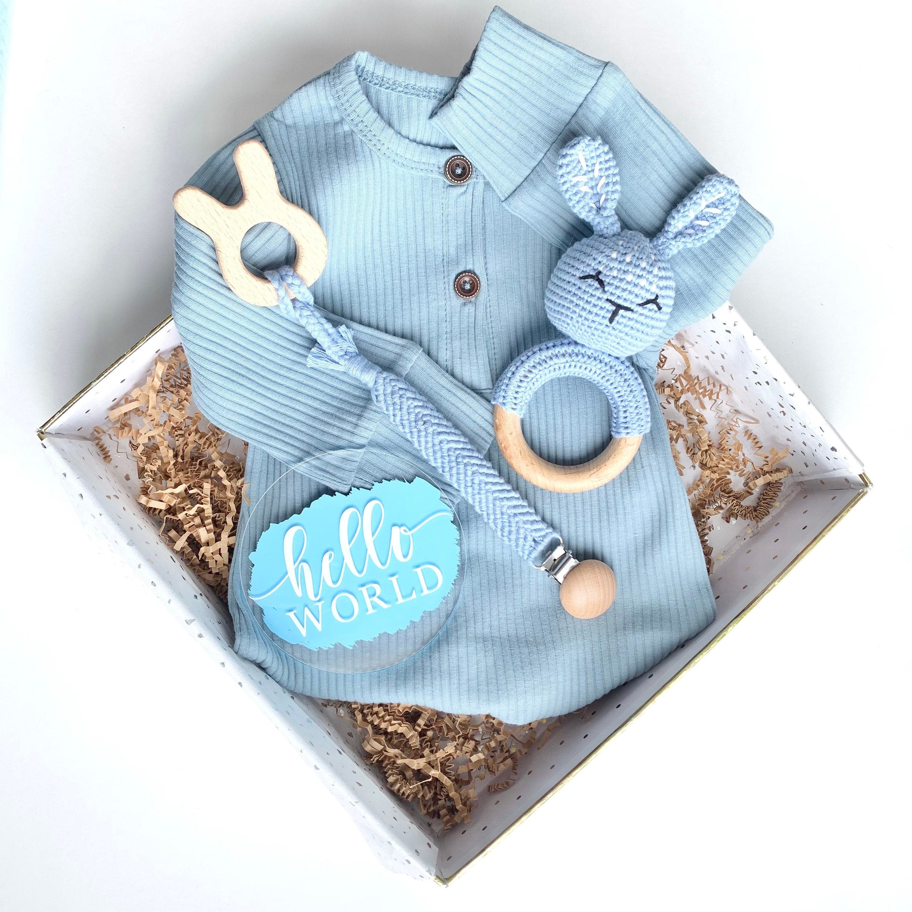Buy EIO Baby's Cotton New Born Baby Gift Set -13 Pieces (Bluee) at Amazon.in