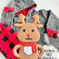 Buffalo Plaid Baby Christmas Gift Box - Personalized