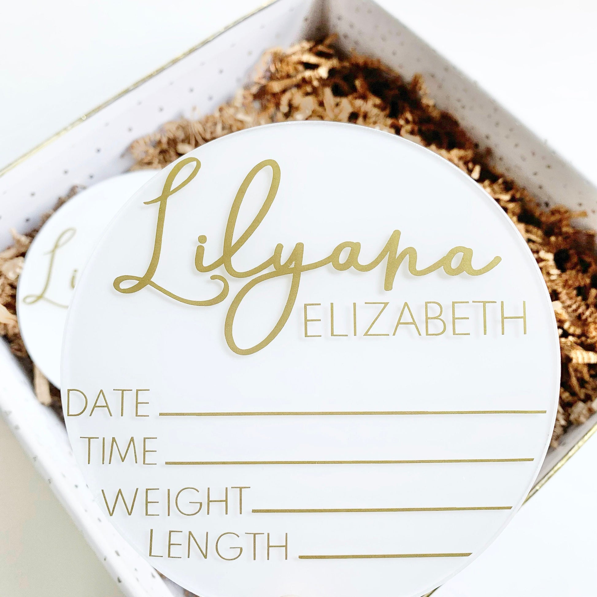 Personalized Baby Name Announcement Disk Sign, Newborn Baby Birth Stat Sign, Newborn Photo Prop, Baby Arrival, Pregnancy Birth Announcement
