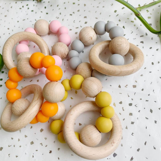 Teething Ring - Silicone Baby Teething Toy